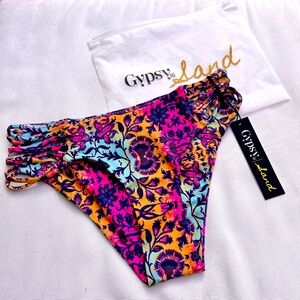 GYPSY 05 SAND MOSAIC BIKINI CHEEKY BOTTOMS NWT